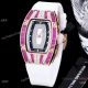 Swiss Grade Richard Mille Lady Bust Down Watch Pink Clear Diamond Rose Gold (2)_th.jpg